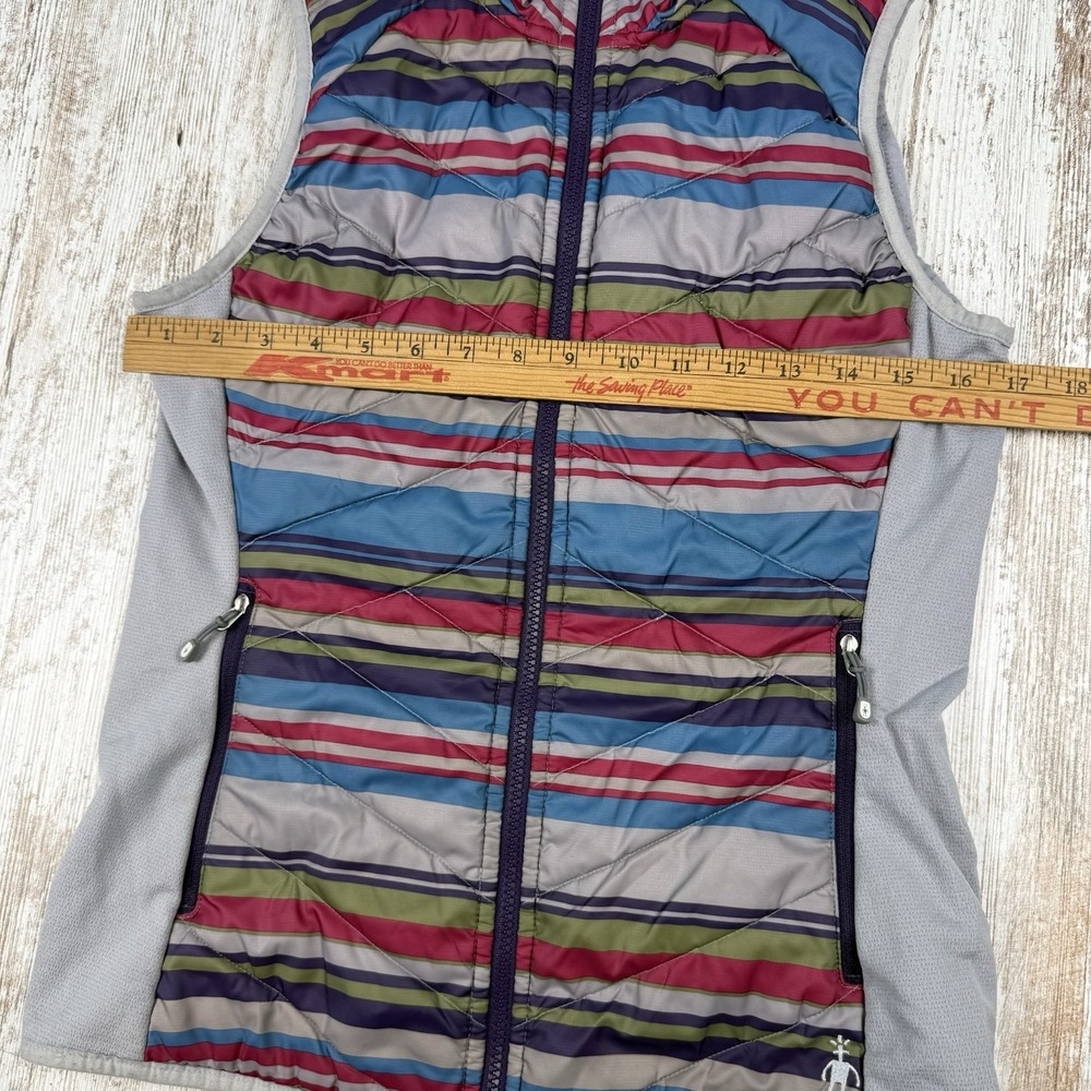 Smartwool Stripped Corbet 120 Merino Wool Vest Women's Sz S Outdoor - Picture 8 of 8